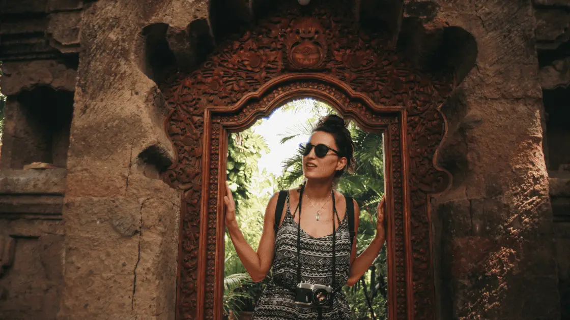 Young traveler in Ubud, Bali, Indonesia